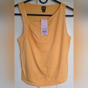 Women's Yellow Sleeveless Top M
